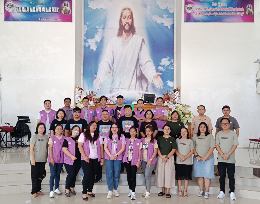 Tim kesehatan bersama panitia H2RG GMIM Betlehem Kawangkoan Baru