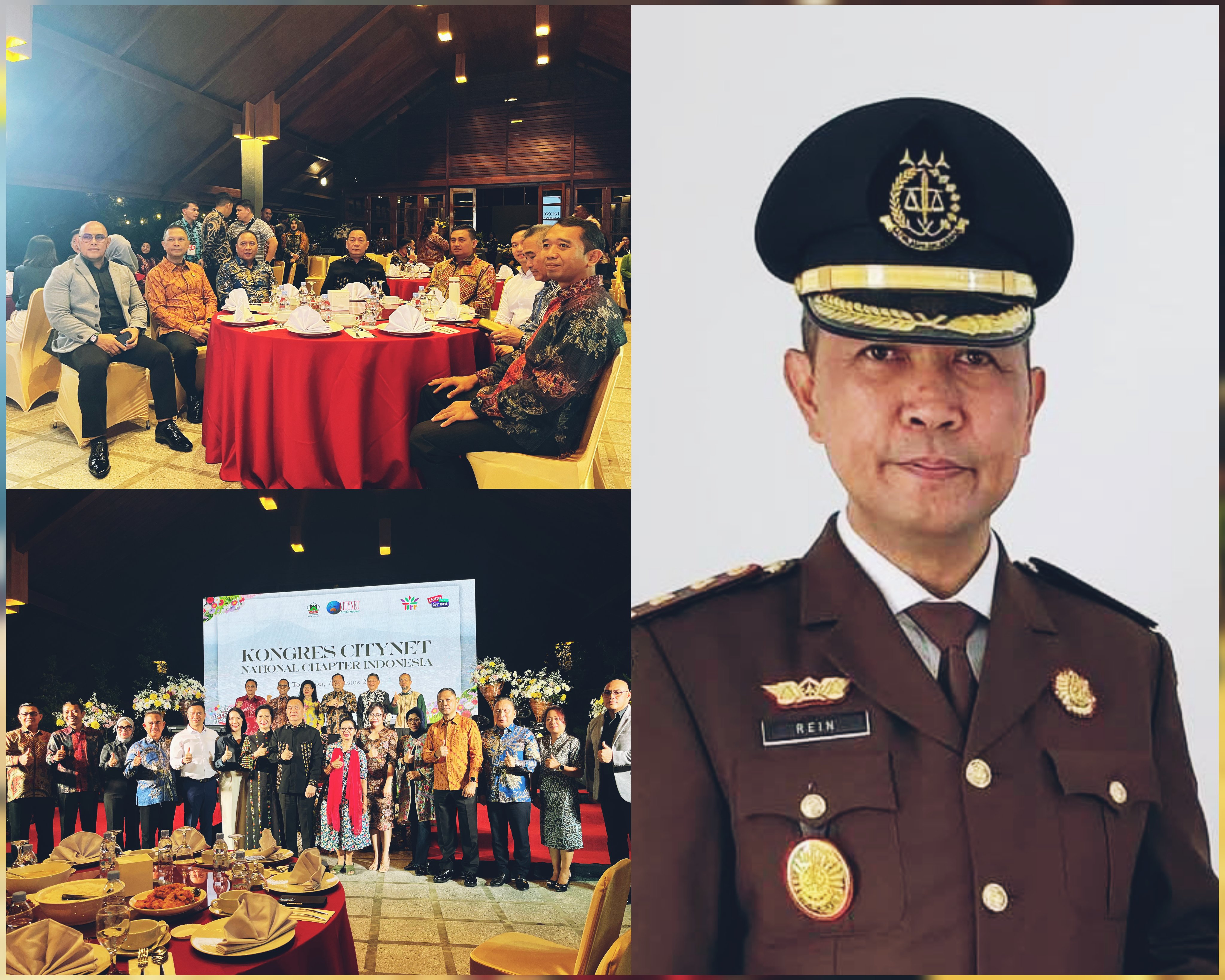 Suasana pelaksanaan Kongres CityNet NCI Tahun 2025, insert foto ; Dr Reinhard Tololiu SH MH.