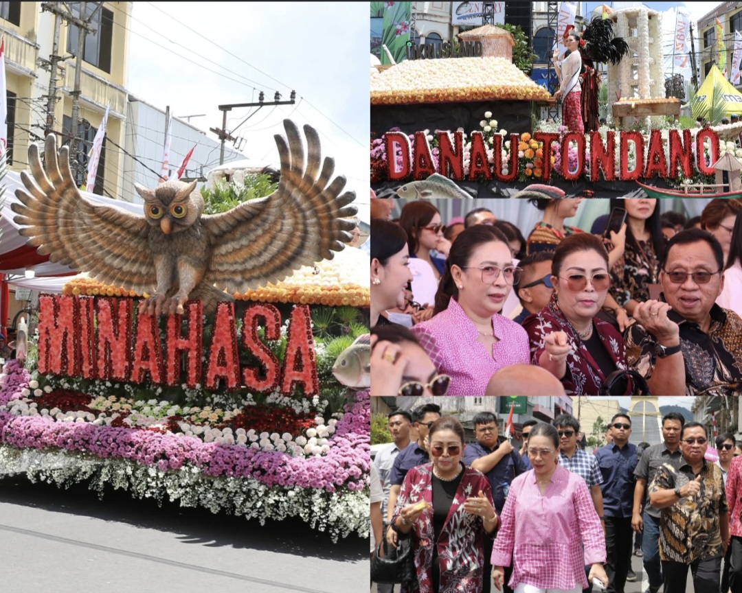 MEMUKAU: Burung Manguni Minahasa tampil memukau pada ajang TIFF, Sabtu (9/8/2025).