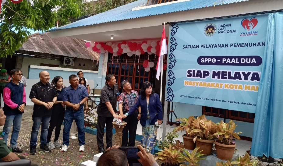 Peresmian SPPG Paal Dua, kota Manado