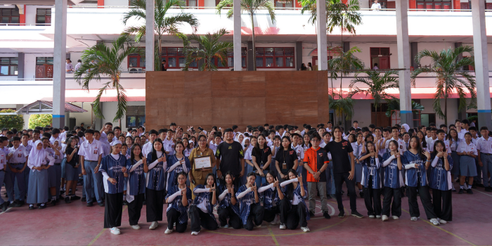 Roadshow Warbiasa Governor League 2025 di SMA Negeri 1 Manado
