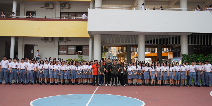 Roadshow Warbiasa Governor League 2025 di SMA Kristen Eben Haezar Manado, Rabu (13/9)