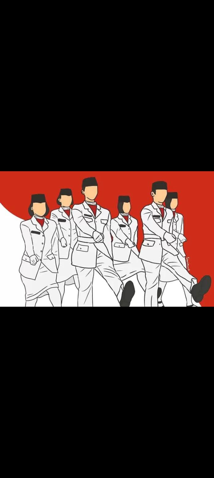 Ilustrasi Paskibra.(Dok Istimewa)