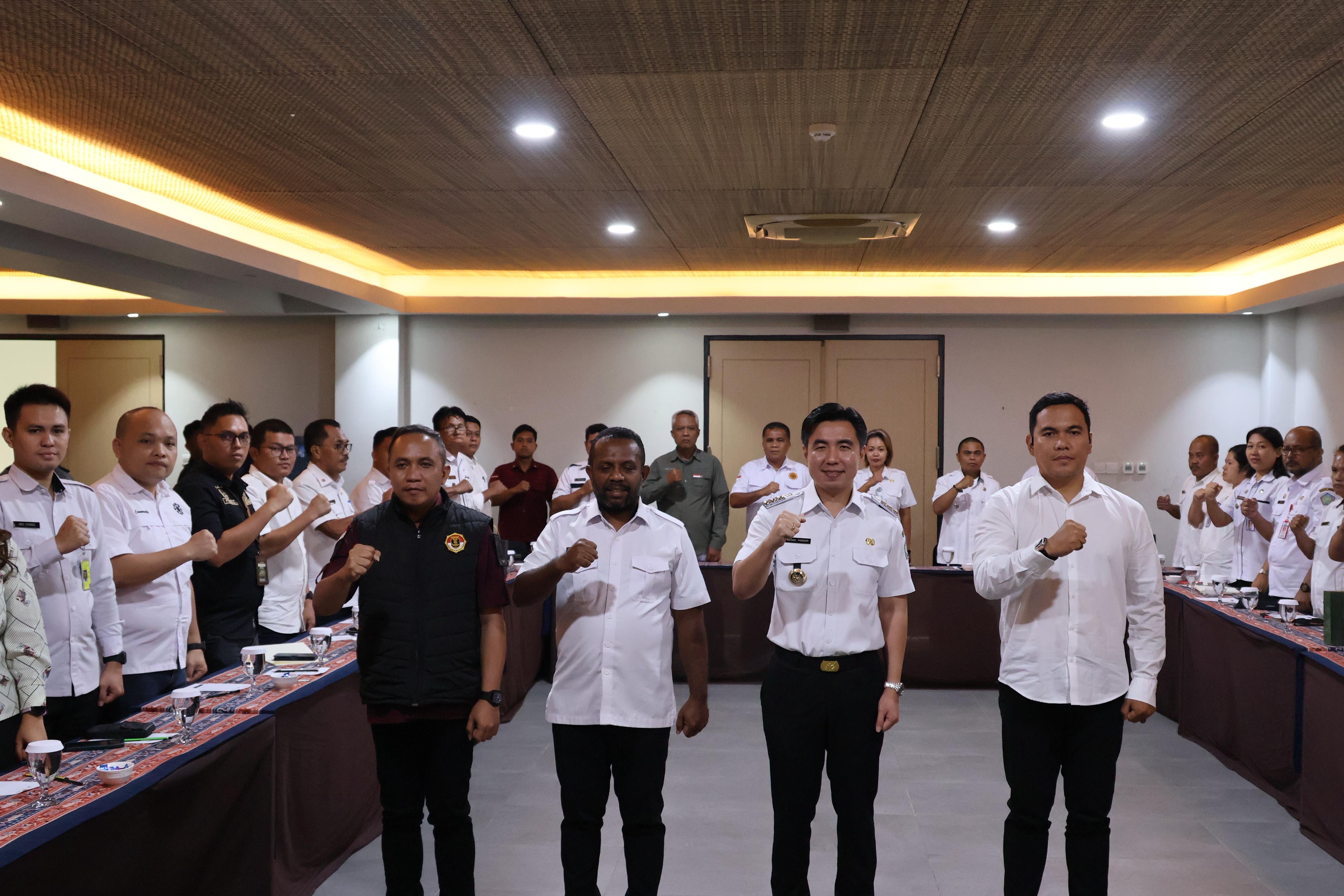 Rapat Tim Pengawasan Orang Asing dan Operasi Gabungan di Kabupaten Kepulauan Sangihe