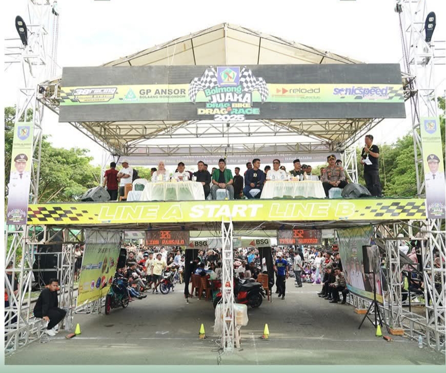 Drag bike dan drag race Lolak