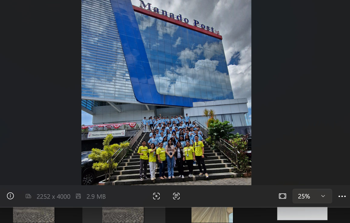 Study Tour SMA Unklab di Graha Pena Manado Post(04/09/25)