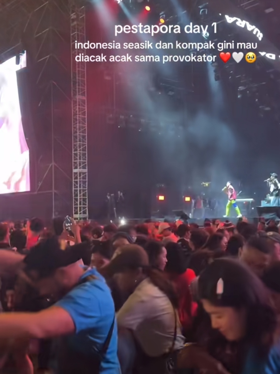 Cuplikan vidio Pestapora di akun Tiktok