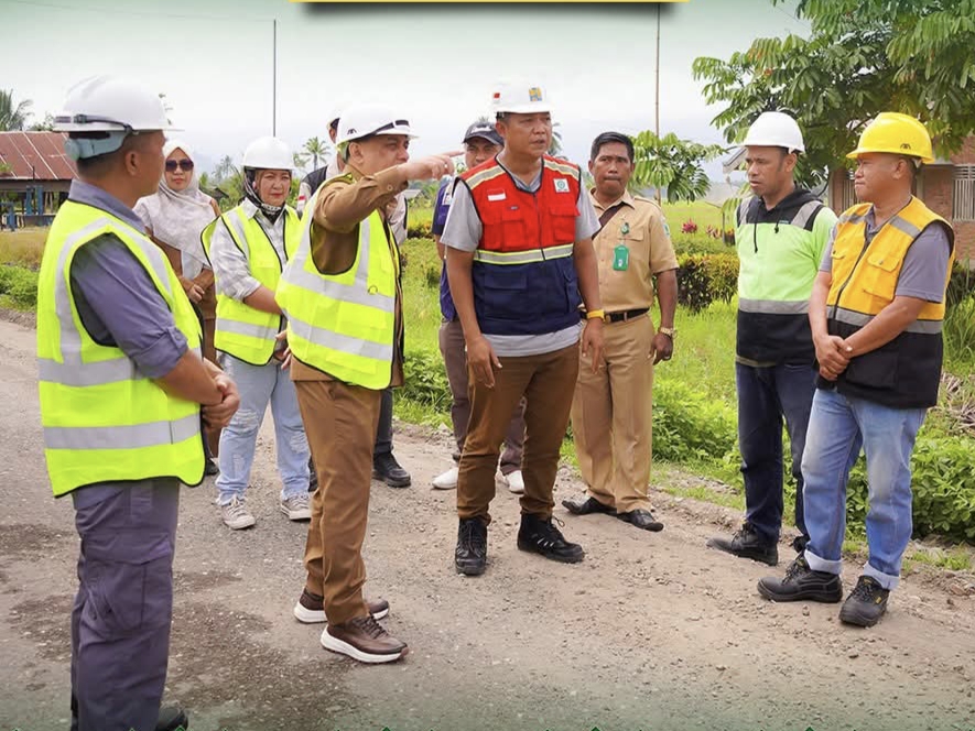 Bupati Yusra Alhabsyi pantau pembangunan di Dunoga