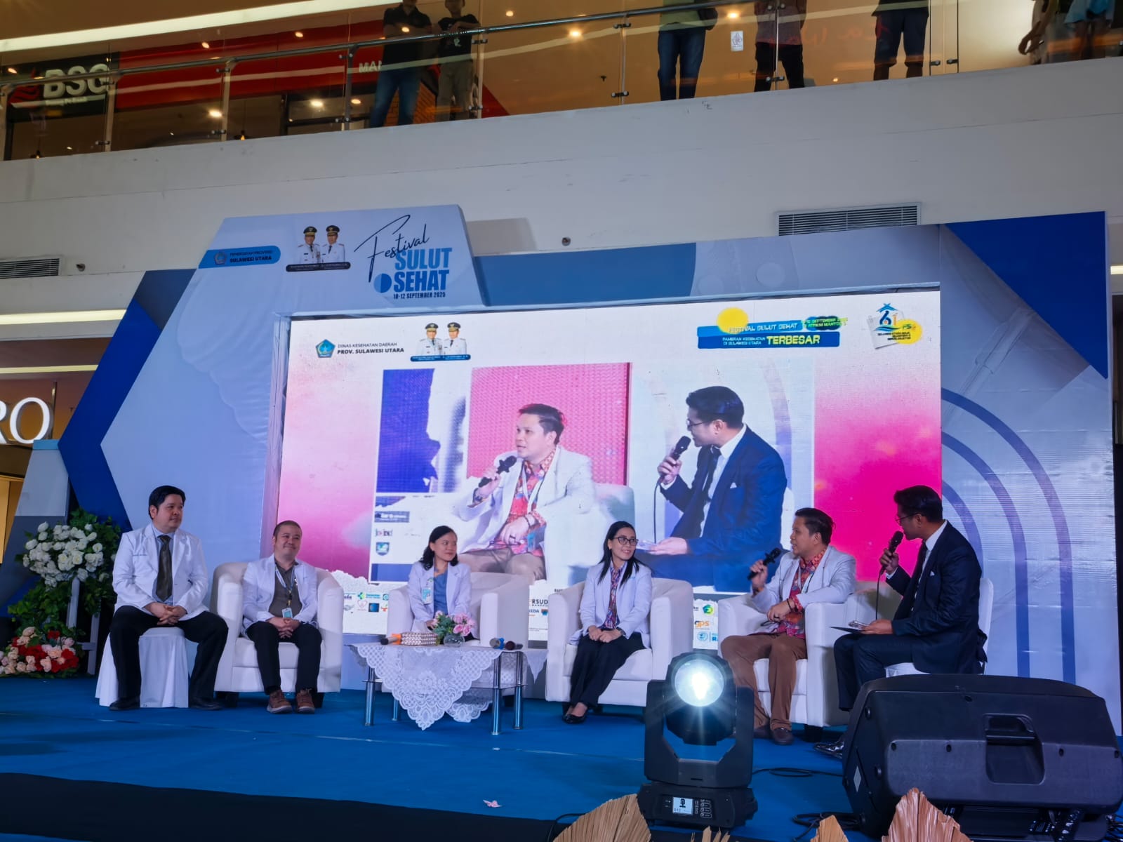 Edukasi dari dokter RSUP Kandou pada Festival Sulut Sehat 2025.