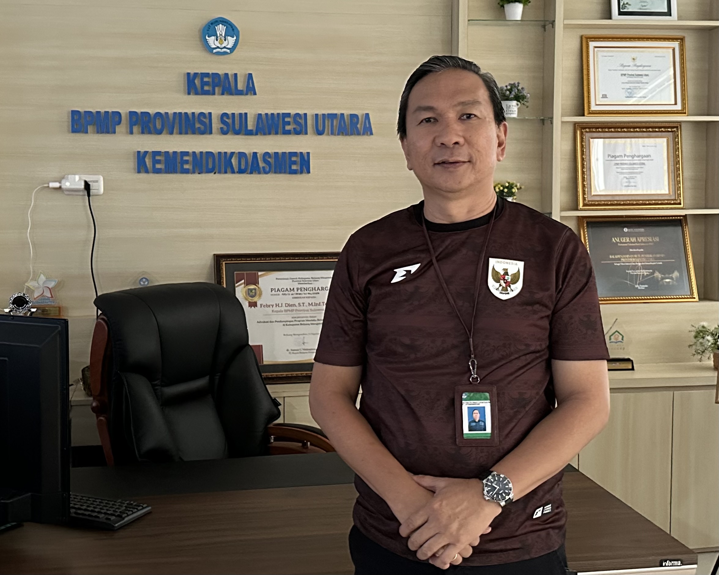 Kepala BPMP Sulut Febry Dien