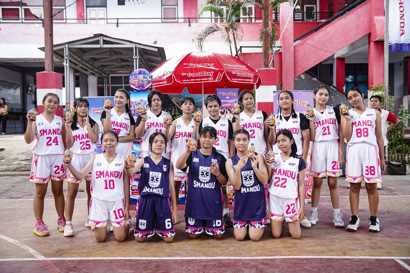 Tim Basket Putri SMA N 2 Manado yang akan berlaga di 5 on 5 Competition Honda DBL with Kopi Good Day 2025