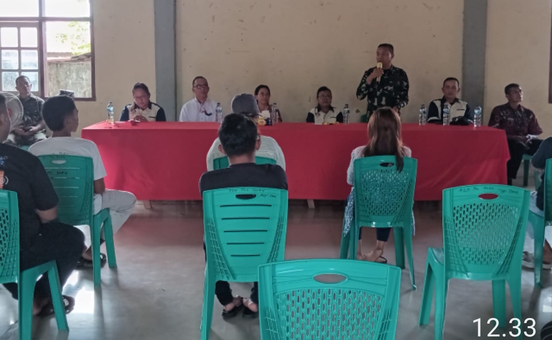 Pemberdayaan Masyarakat, LSM KPKN RI  Dampingi Camat Tatapaan Sosialisasi  Pekerja Migran ke Jepang  Bagi Anak Muda