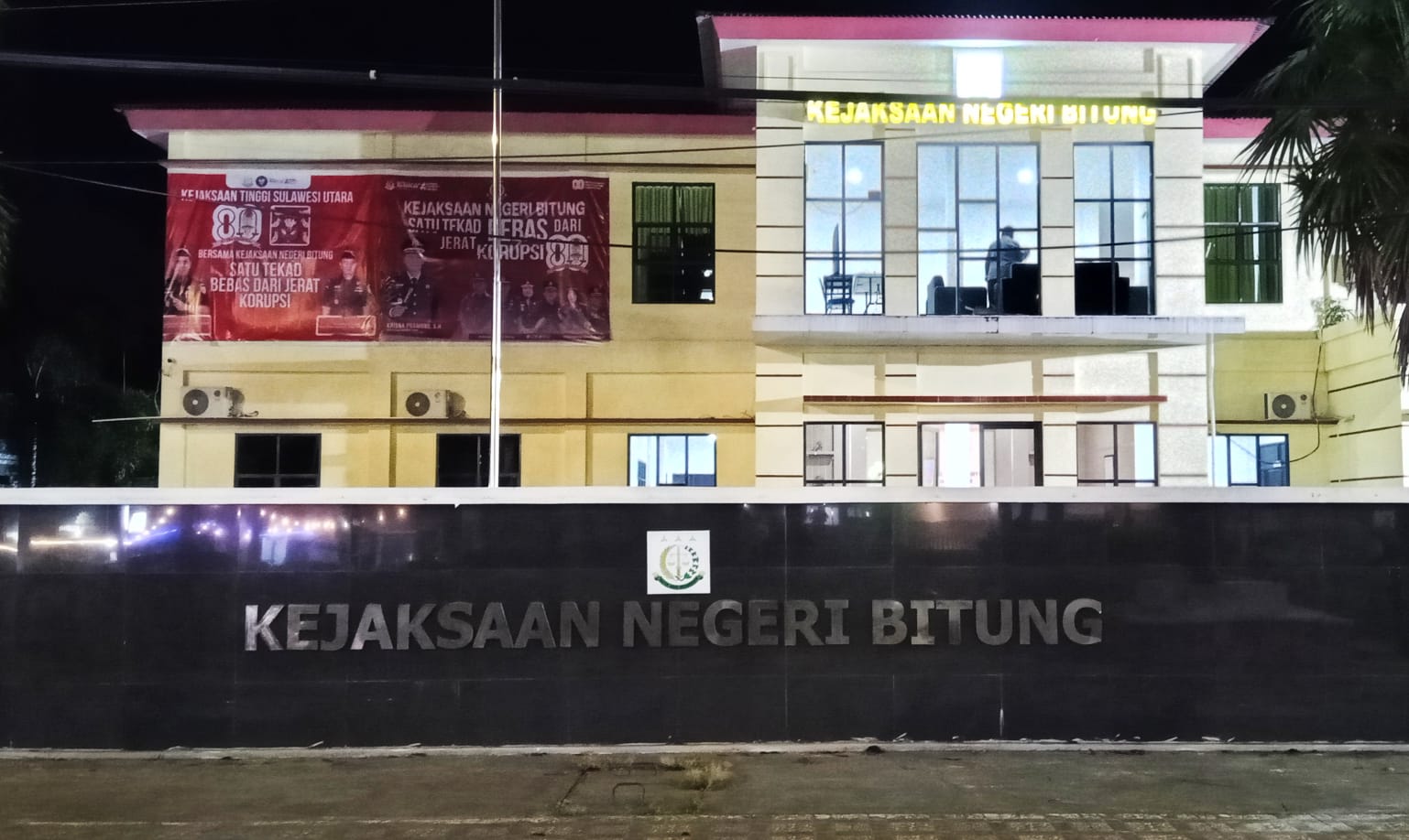 Kantor Kejaksaan Negeri Bitung.(Franky Sumaraw/MP)