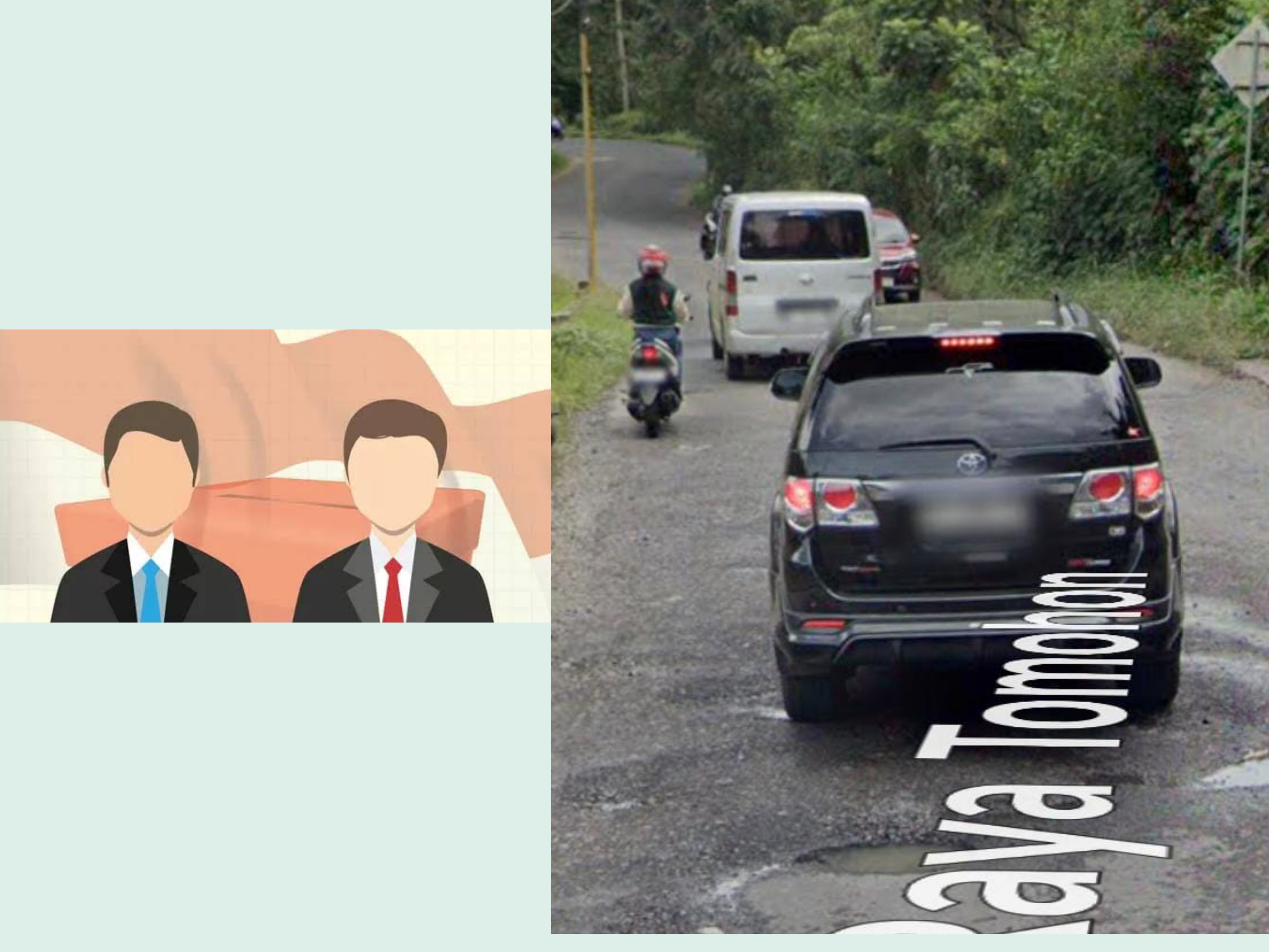 Warga Tomohon sorot wakil rakyat respon cepat keluhan publik terkait keberadaan jalan yang rusak di seputaran Jembatan Kamasi. Dok istimewa