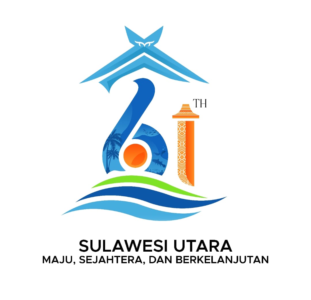 Logo HUT Provinsi Sulawesi Utara ke 61