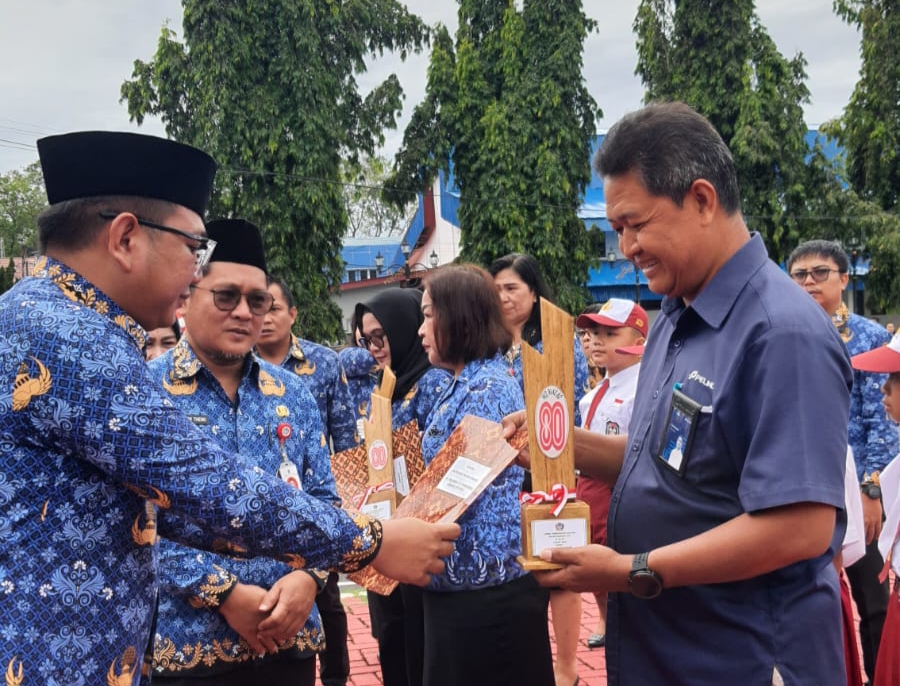 PT Pelindo Regional 4 Bitung juara 1 lomba kebersihan dalam rangka Hari Lingkungan Hidup Sedunia.(Dok Istimewa)