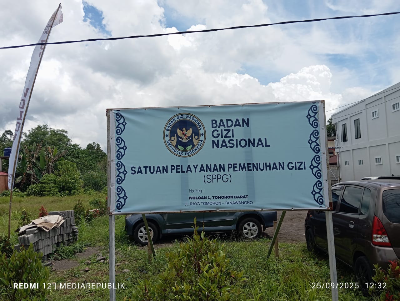SPPG Woloan Satu di Kota Tomohon, Kecamatan Tomohon Barat. Dok Jul/MP