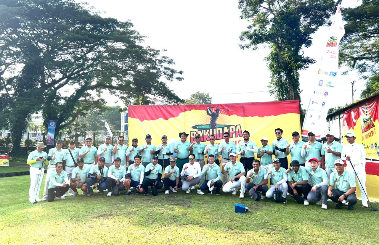 Lapangan Wenang Golf Course Manado menjadi saksi kemeriahan Bakudapa Golf Tournament 2025, yang digelar selama dua hari: tanggal 3 dan 4 Oktober 2025