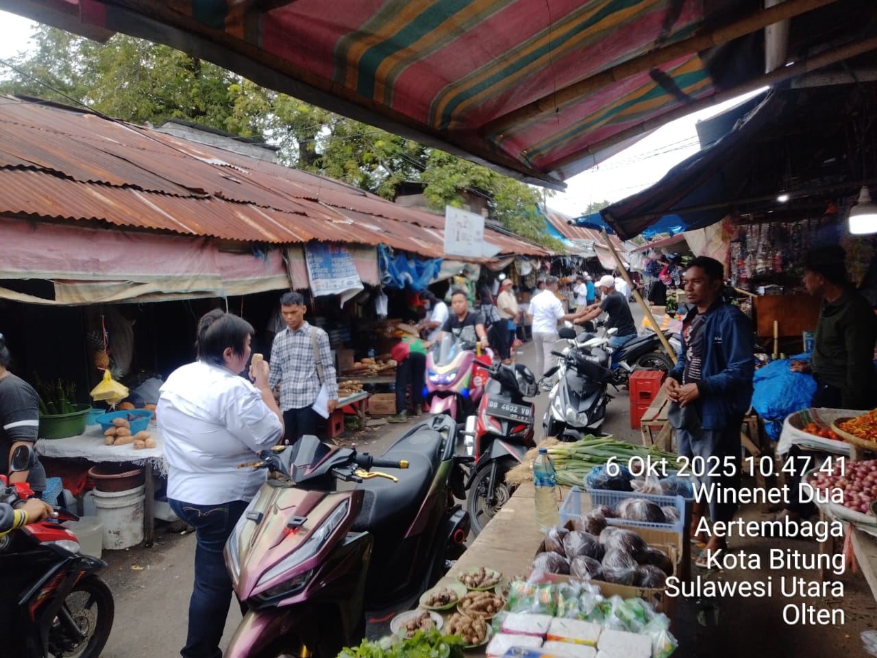 Perumda Pasar Bitung mulai melakukan pembenahan eksternal yang diawali dengan sosialisasi.(Dok Istimewa)