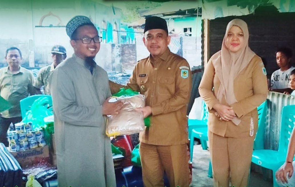 Bantuan kebakaran di Bolaang.