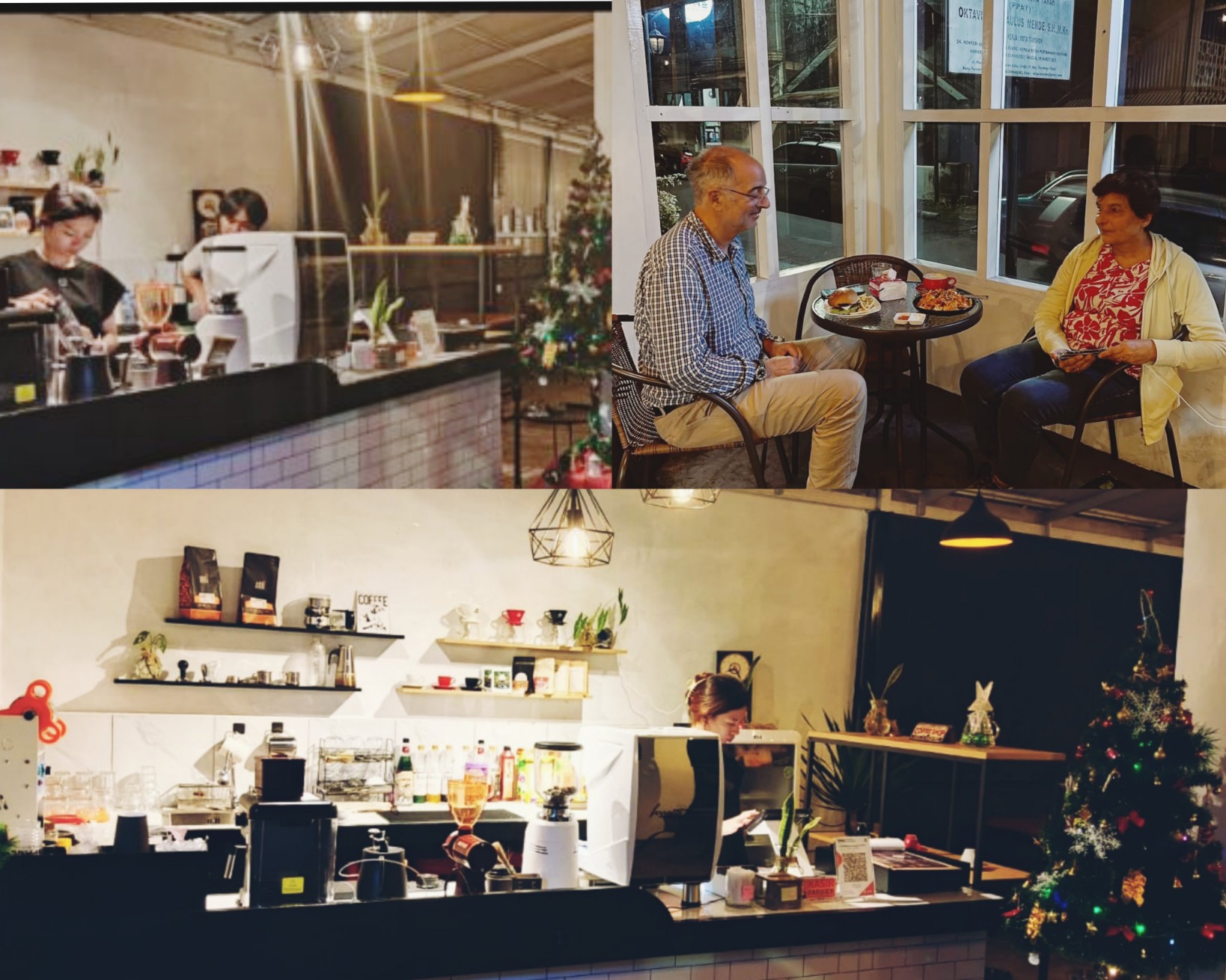 DIMINATI: Tampak wisatawan asing tengah asyik nongkrong dan menikmati sajian kuliner dan kopi di Mspace. Dok istimewa