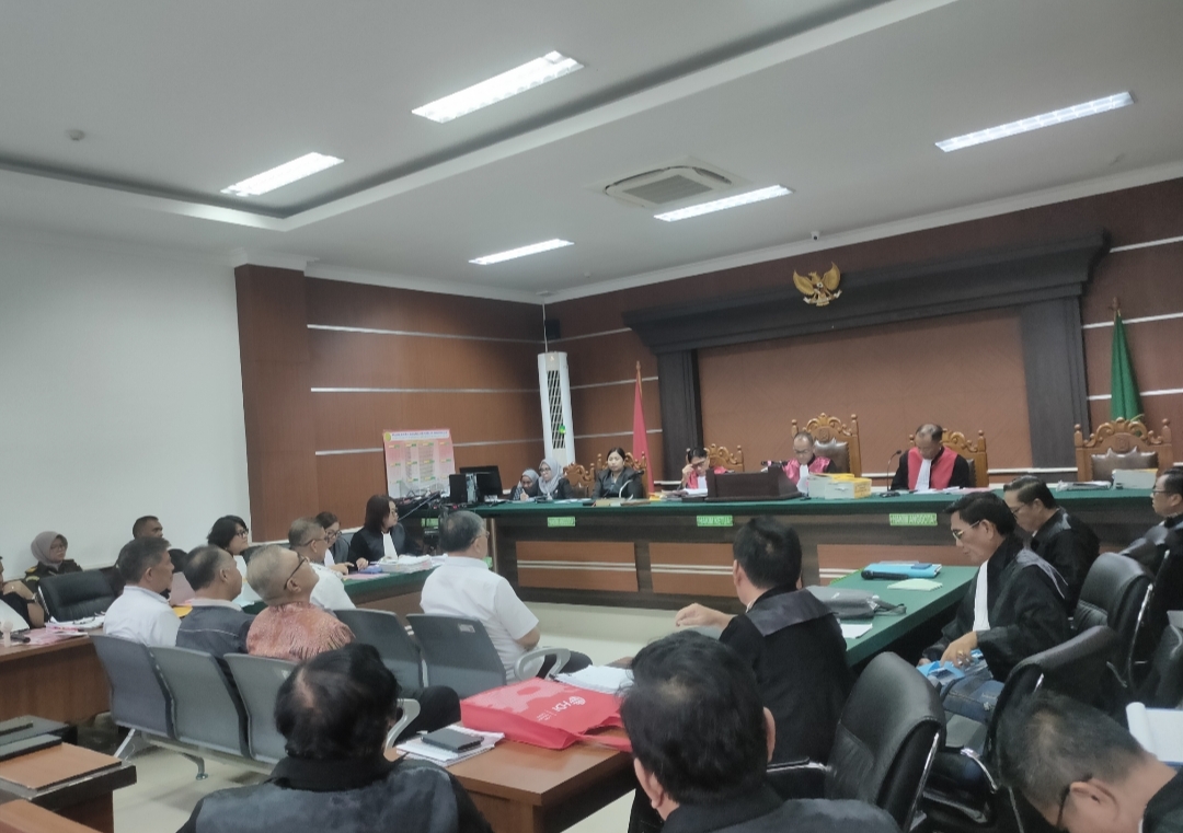 Proses sidang kasus hibah GMIM