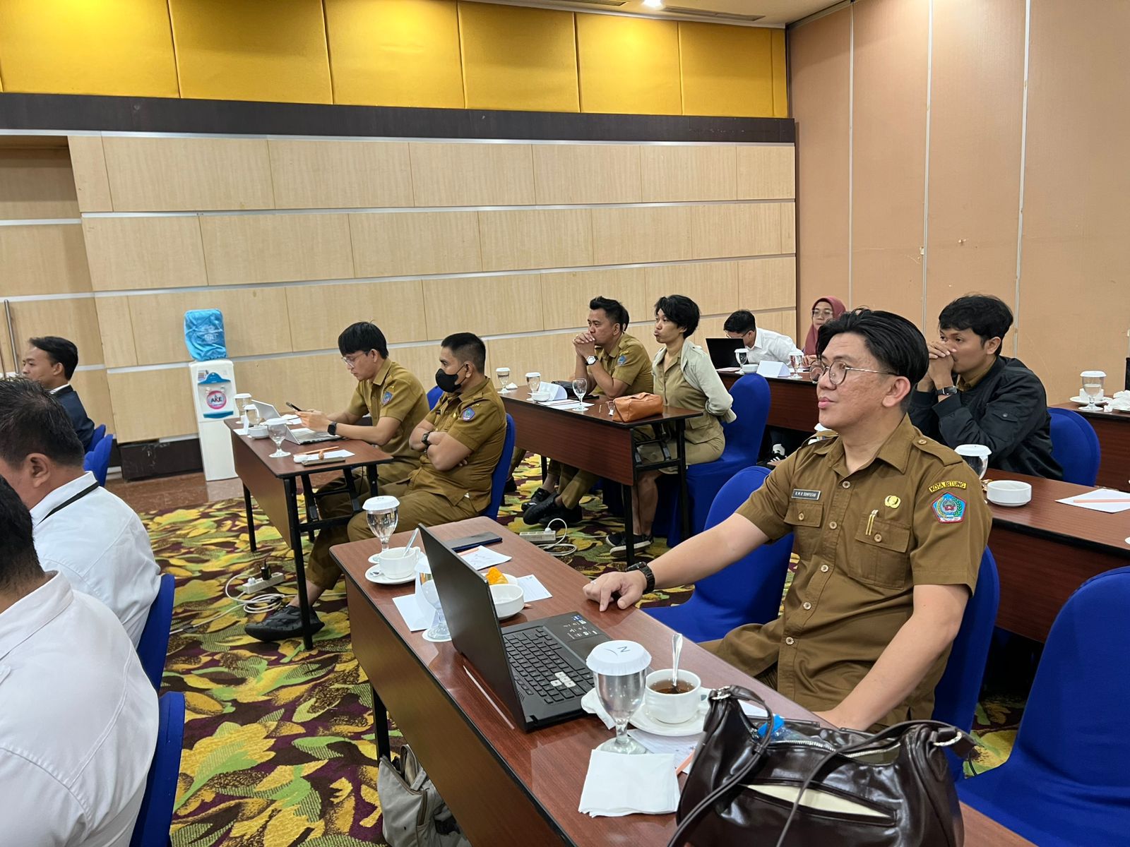 Kepala Dinas PUTR Kota Bitung Rizal Sompotan mengikuti kegiatan dari Kementerian PUPR.(Dok Istimewa)