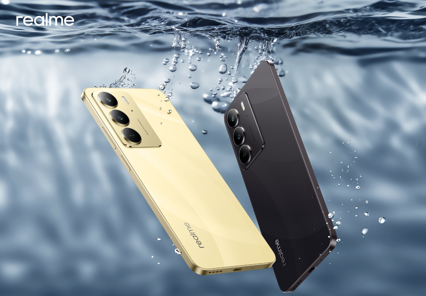 Ilustrasi ponsel seri C realme. Foto ini merupakan Realme C75 pendahulu C85