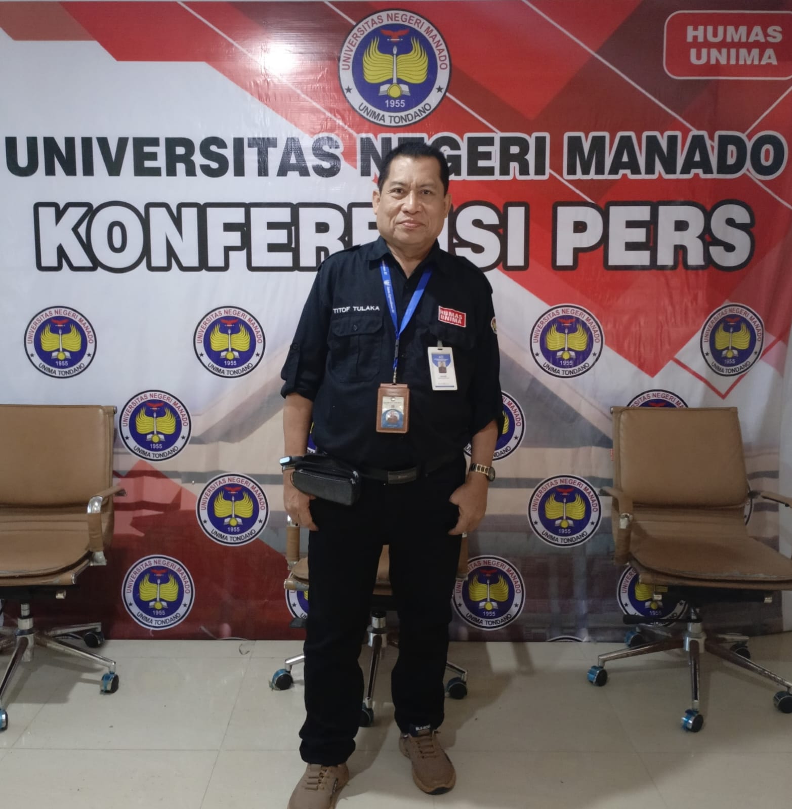 Kepala Humas Unima Titof Tulaka