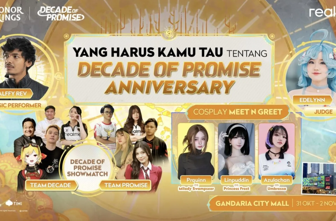 Poster acara Honor of Kings 10th Anniversary