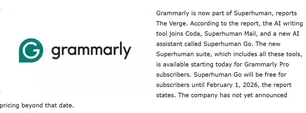 Grammarly New Generation