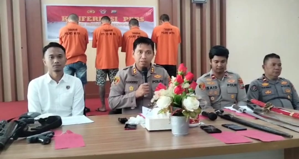Polsek Ratatotok Polres Mitra Ringkus Pelaku Penembakan dan Perampokan di Dua Lokasi Perkebunan