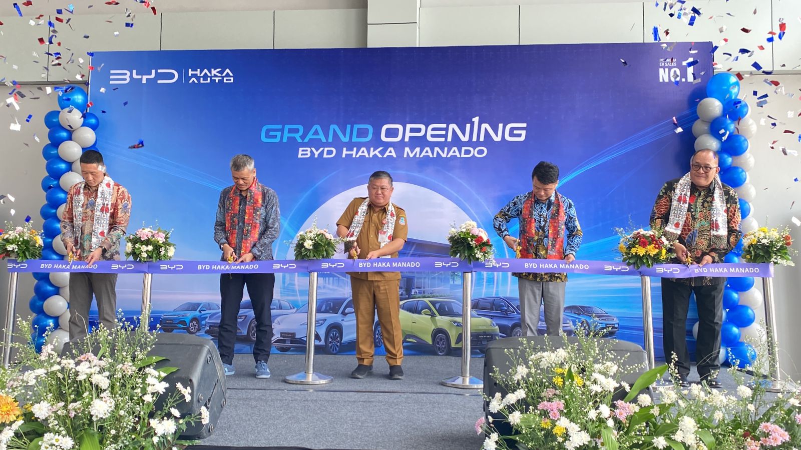Grand Opening BYD Haka Manado pada Selasa (04/10)