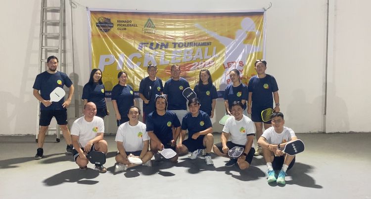 Fun Tournament Pickleball di Lapangan Pacific TV, Senin (03/10). (dok. Istimewa)