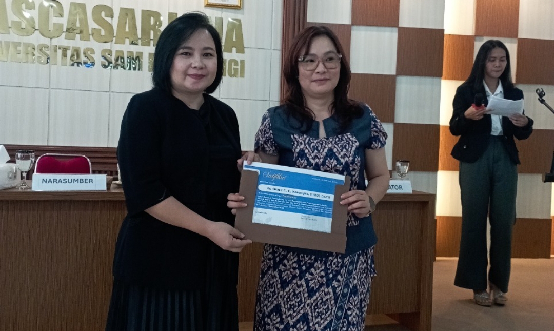 Peneliti Universitas Sam Ratulangi, dr. Grace E. C. Korompis, MHSM, Dr.PH