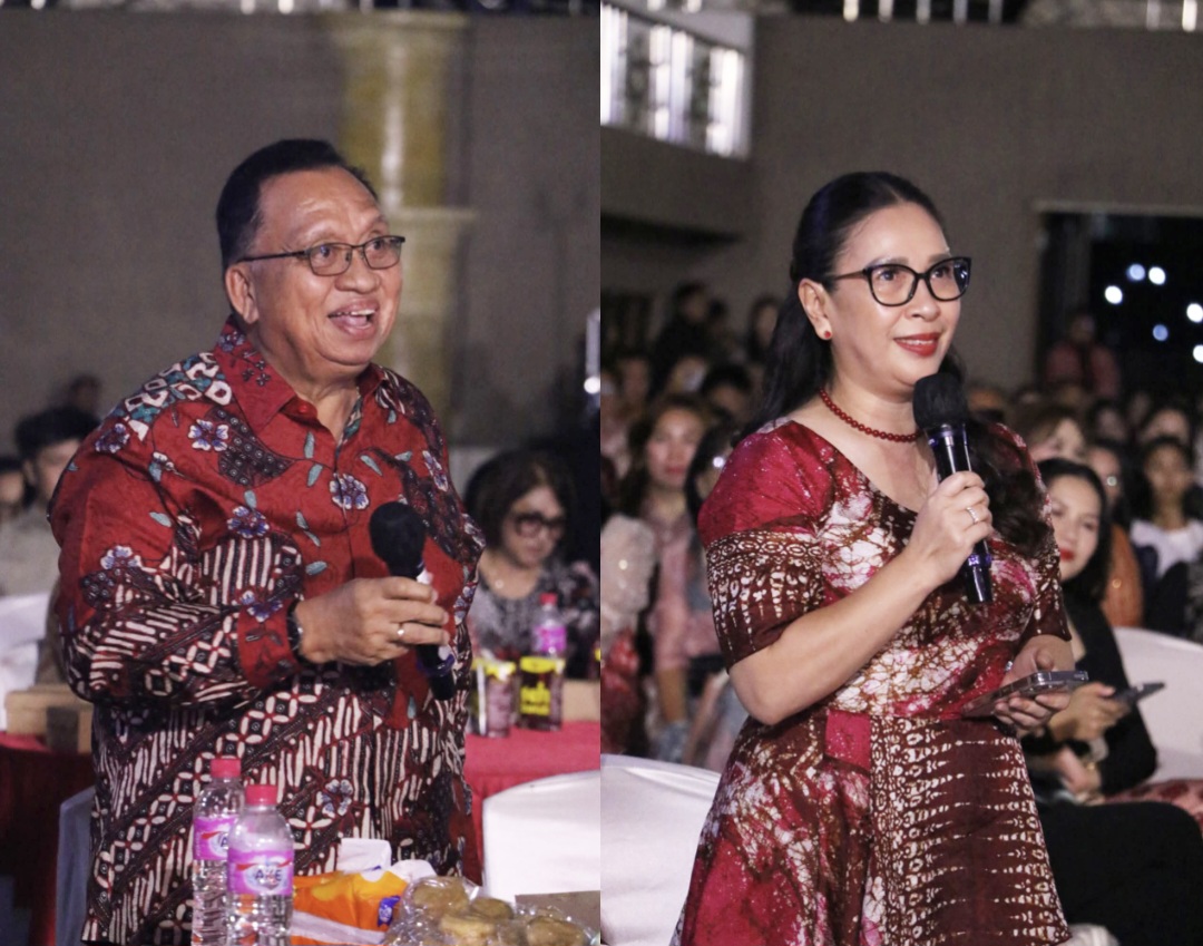 Bupati Robby Dondokambey dan Wakil Bupati Vanda Sarundajang