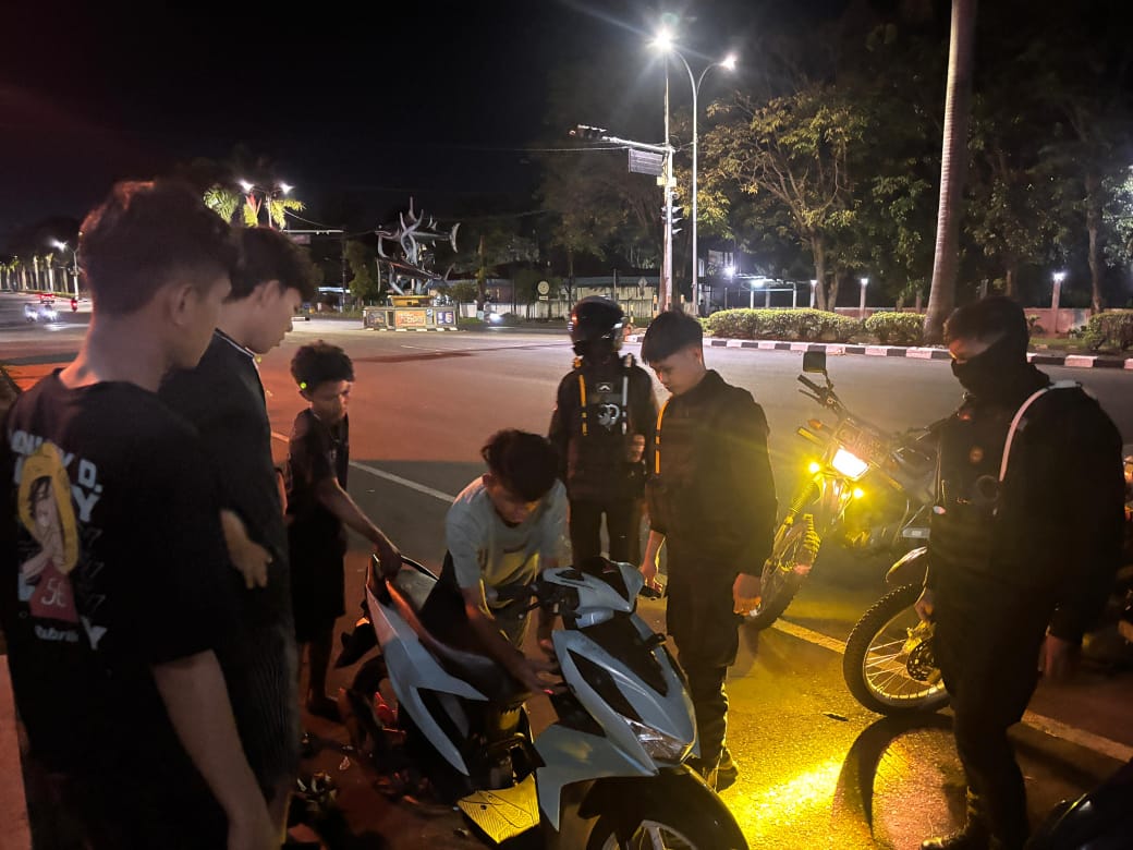 Polres Bitung terus memperkuat kegiatan patroli di berbagai wilayah kota.(Dok Istimewa)
