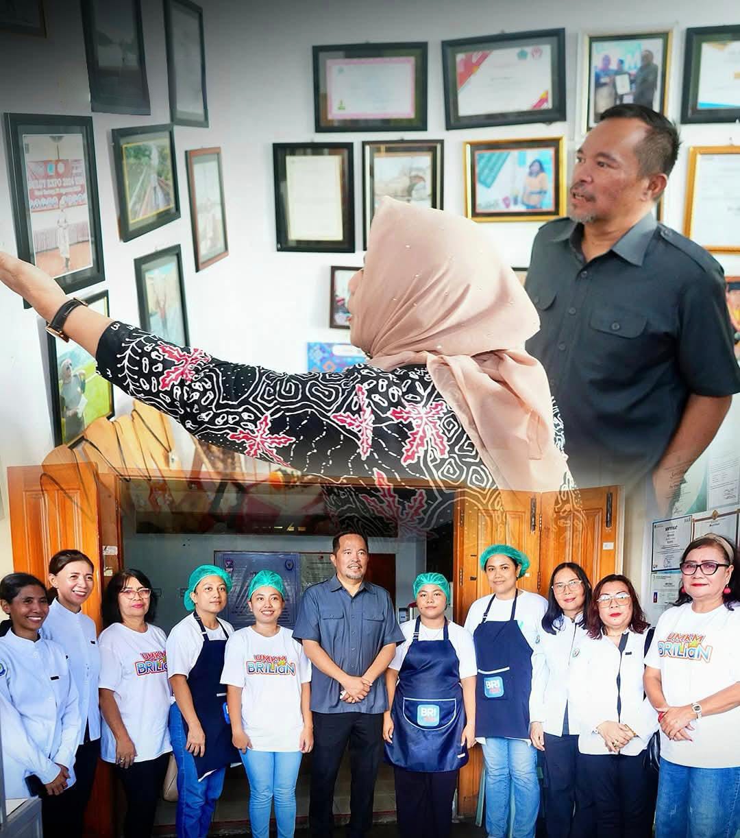 Wakil Wali Kota Manado saat meninjau tempat pengolahan dan pemasaran perikanan di Kelurahan Sario Tumpaan, Kecamatan Sario, Selasa (11/11).