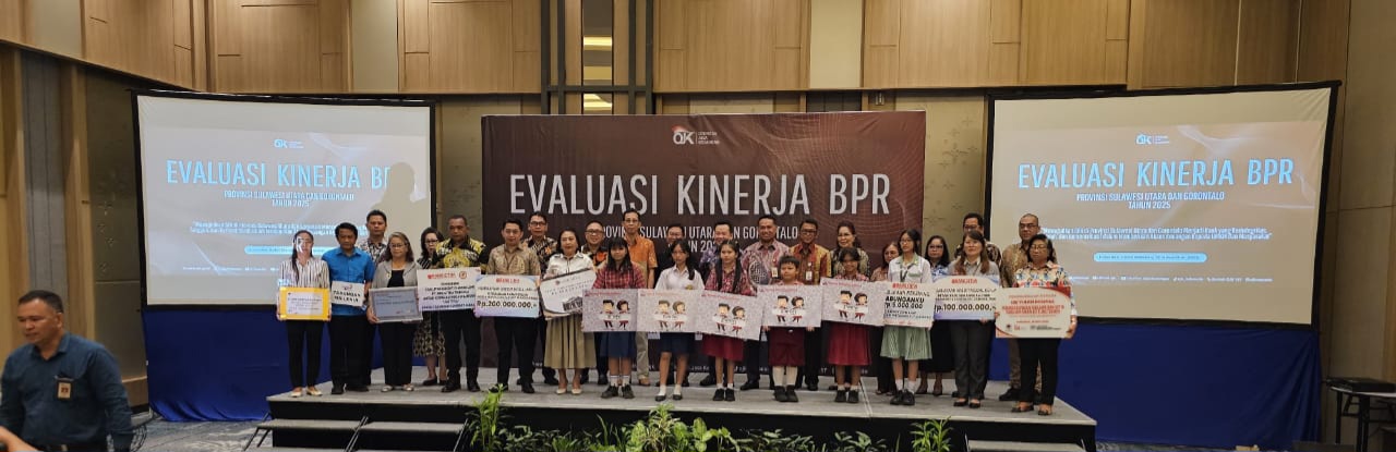 BPR Serahkan Kredit hingga Tabungan Pelajar di EVKIN Perbarindo Sulutgomalut, Rabu (12/11).