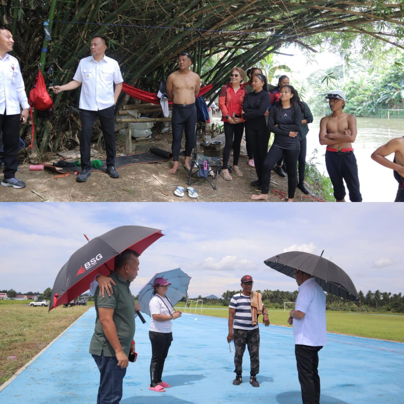 Wakil Wali Kota Manado, Rabu (12/11) saat meninjau venue untuk pelaksanaan Porprov 2025.