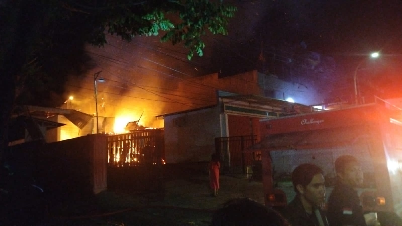 Peristiwa kebakaran pabrik ikan tuna PT Army Pasifik Morotai Cabang Bitung.(Dok Istimewa)