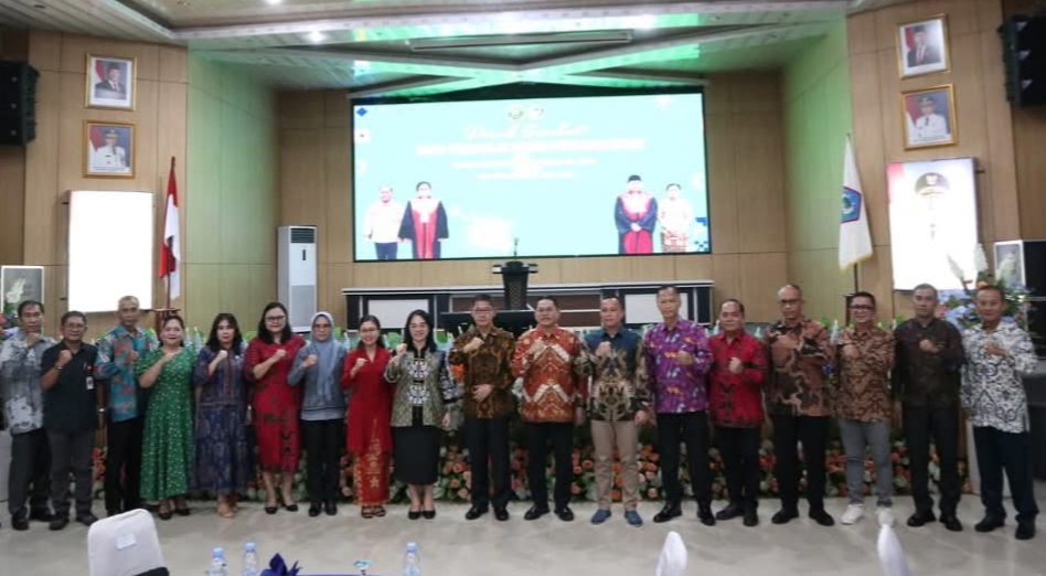 Suasana penuh sukacita dan kehangatan tercipta saat pisah sambut Ketua PN Bitung.(Dok Istimewa)