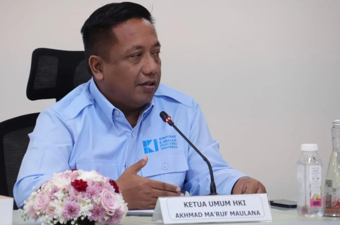 Ketua Umum Himpunan Kawasan Industri (HKI) Akhmad Ma&rsquo;ruf Maulana