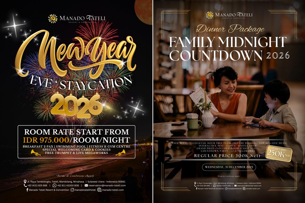 Promo Tahun Baru 2026 di Manado Tateli Resort