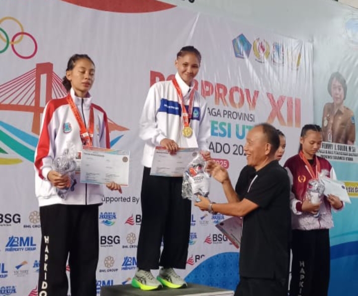 Cabor Hapkido menjadi penyumbang medali terbanyak untuk Kota Bitung.(Dok Istimewa)