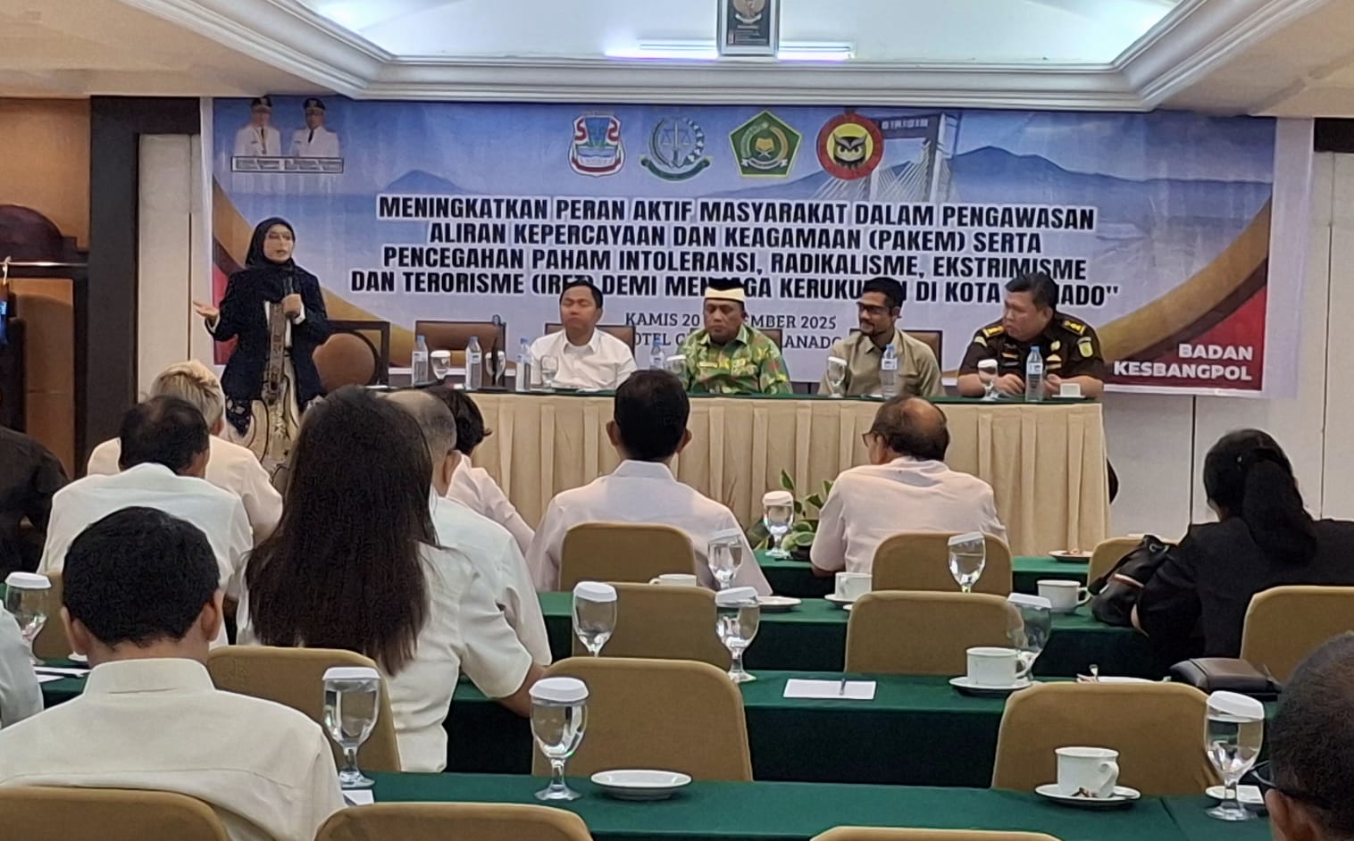 Kegiatan sosialisasi peningkatkan peran aktif masyarakat dalam pengawasan aliran kepercayaan dan keagamaan, Kamis (20/11).