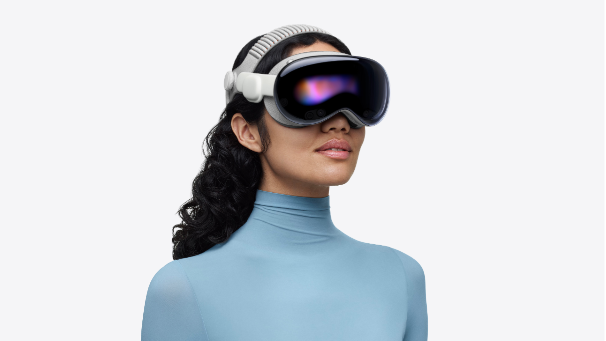 The upgraded Apple Vision Pro features the powerful M5 chip, the comfortable Dual Knit Band, innovative features with visionOS 26