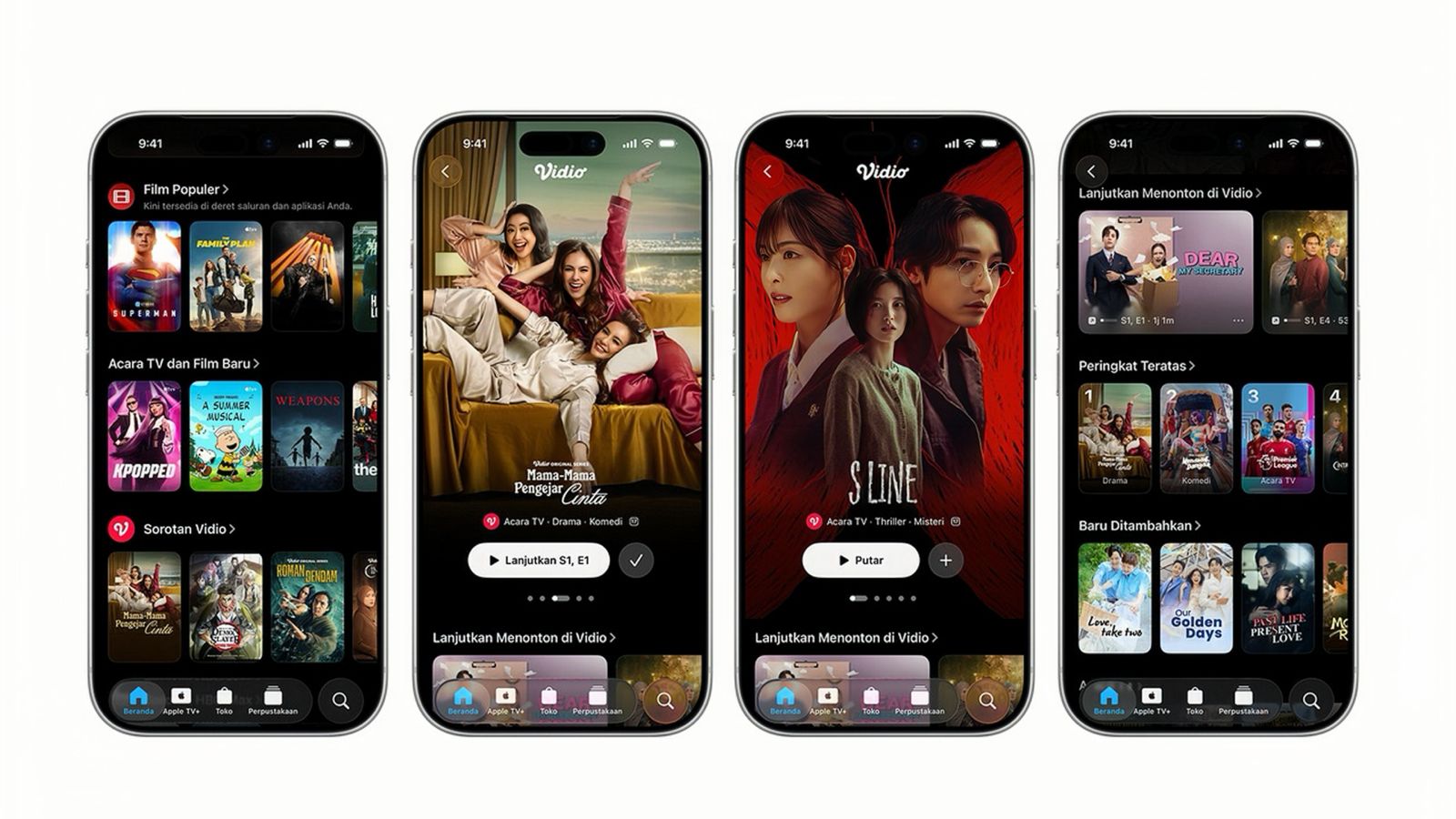 Vidio kini hadir di Apple TV: akses lebih cepat, tontonan makin lengkap!