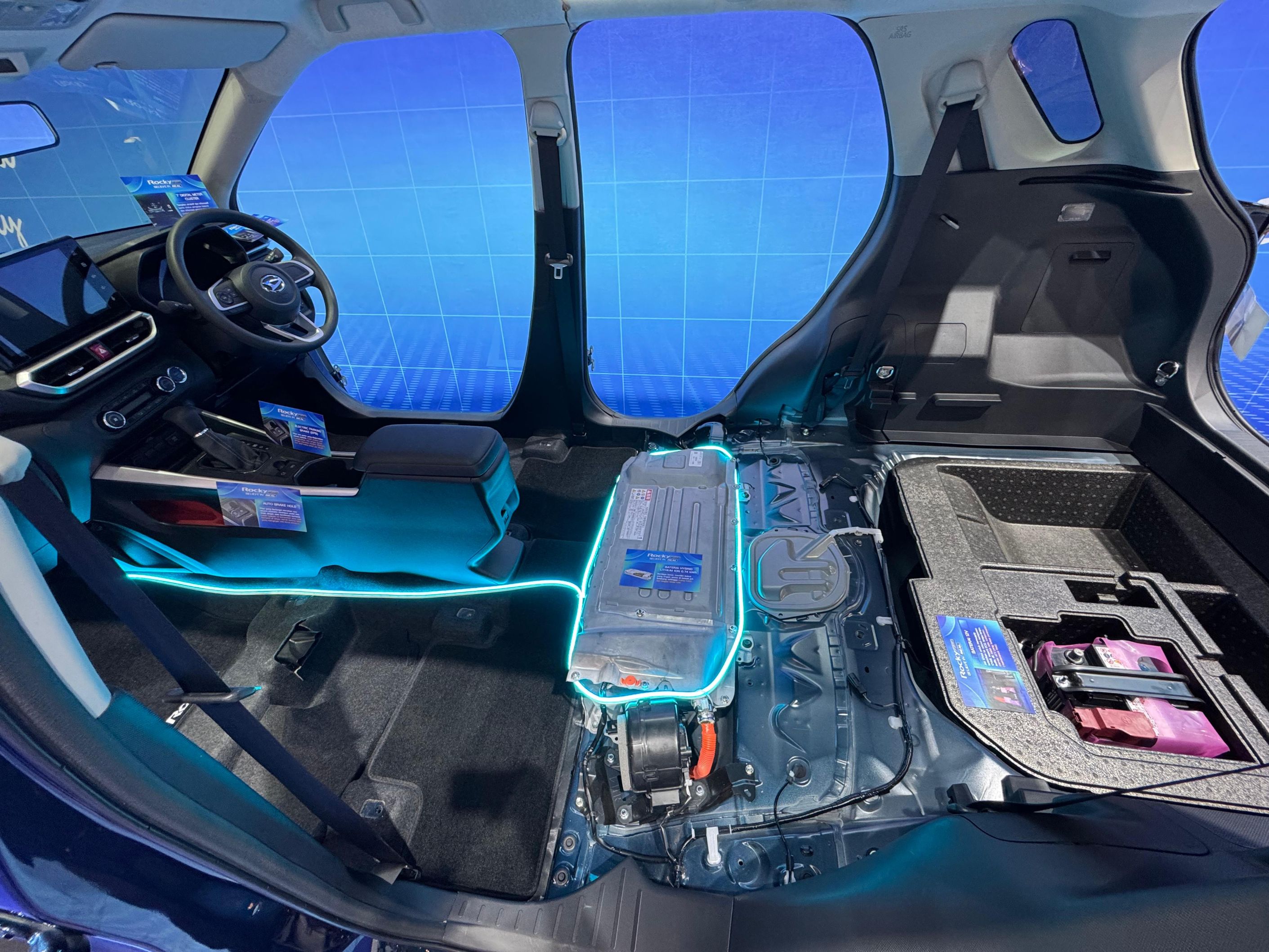 Penampakan Battery Rocky e Smart Hybrid pada unit Exhibit yang ditampilkan di GJAW 2025