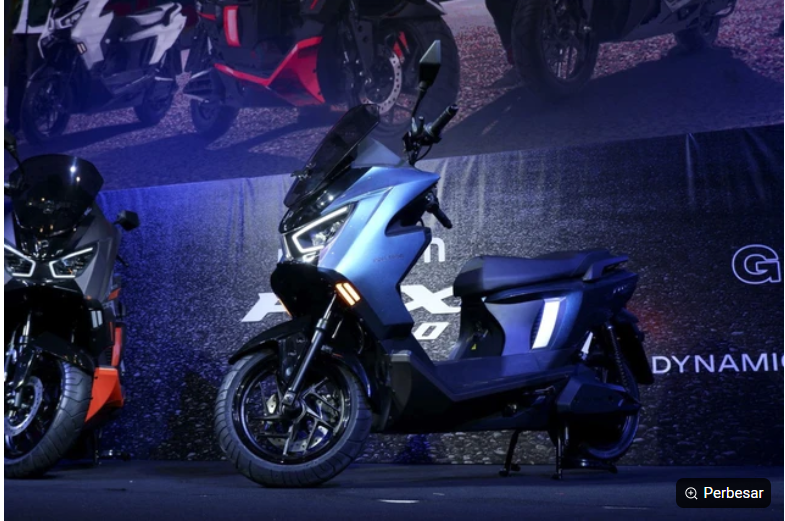 Motor listrik baru Polytron 350 di Jakarta, Rabu (19/11/2025)